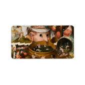 The Vision of Tondal, 1479, by Hieronymus Bosch Etiket (Voorkant)