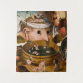 The Vision of Tondal, 1479, by Hieronymus Bosch Wandkleed (Voorkant)