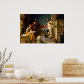 The Visit of a Sick Child by Waterhouse Poster (Keuken)