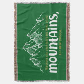 The Voice of the Mountains Deken (Voorkant Verticaal)
