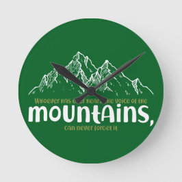 The Voice of the Mountains Ronde Klok