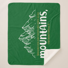 The Voice of the Mountains Sherpa Deken