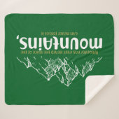 The Voice of the Mountains Sherpa Deken (Voorkant (horizontaal))