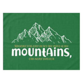 The Voice of the Mountains Tafelkleed