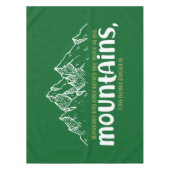 The Voice of the Mountains Tafelkleed (Voorkant)