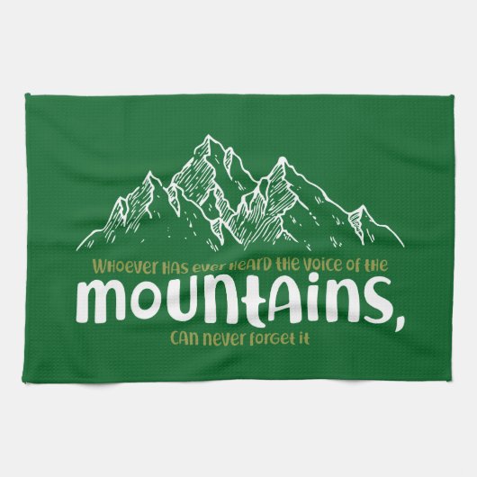 The Voice of the Mountains Theedoek (Horizontaal)