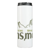 The Voice of the Mountains Thermosbeker (Achterkant)