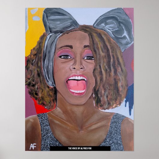 The Voice Painting by Alfred Fox Poster (Voorkant)