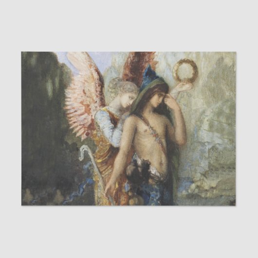"The Voices" Angel Art van Gustave Moreau Tissuepapier (Voorkant)