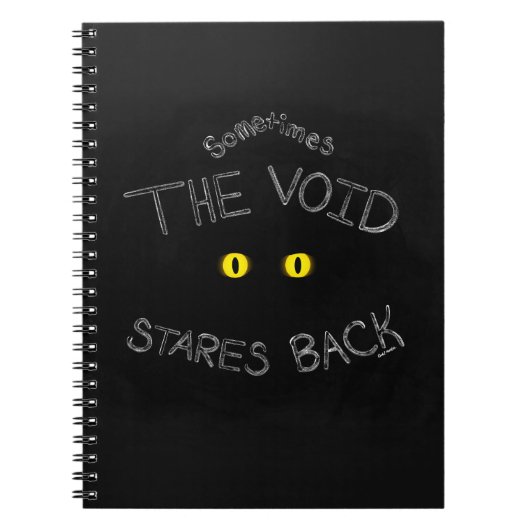 The Void Stares Back Notitieboek (Voorkant)