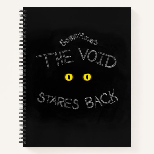 The Void Stares Back Notitieboek (Voorkant)