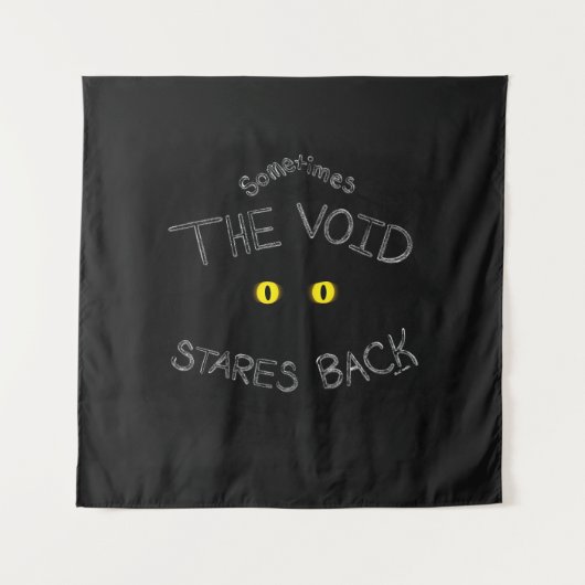 The Void Stares Back Wandkleed (Voorkant)