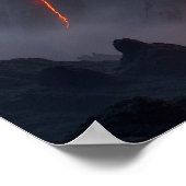 The Volcanic Forge Dragon Poster (Hoek)