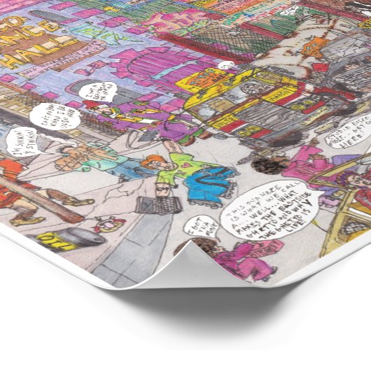 The Voltz Mural Poster (Hoek)