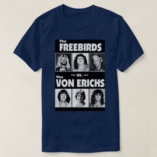 The Von Erichs vs TheFreebirds T-shirt (Design voorkant)