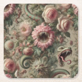 The Voracious Verdants – Gothic Victorian Kartonnen Onderzetters (Voorkant)