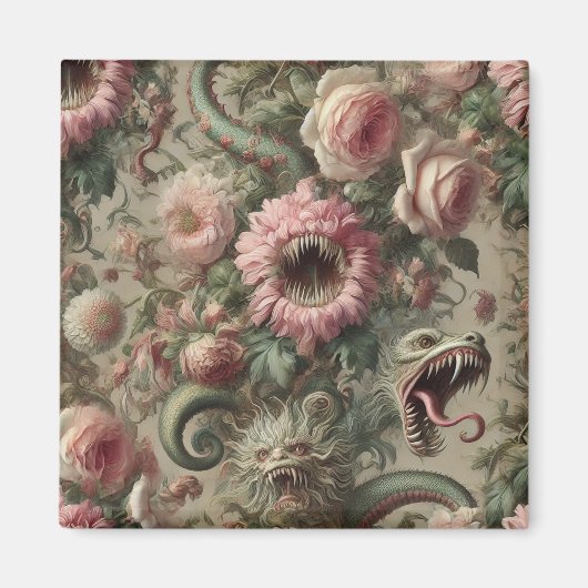 The Voracious Verdants – Gothic Victorian Magneet (Voorkant)