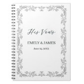 The Vow Books – Personalized His and Her Timeless  Notitieboek (Voorkant)