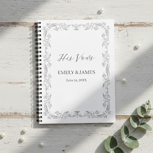 The Vow Books – Personalized His and Her Timeless  Notitieboek
