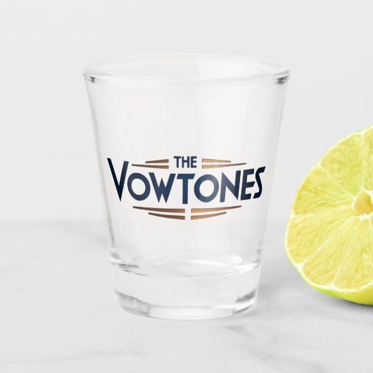 The Vowtones - Logo Shot Glass Glas (Voorkant)