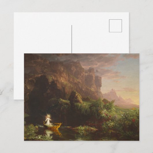 The Voyage of Life: Childhood, 1842 (olie op doek) Briefkaart (Voorkant / Achterkant)