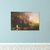 The Voyage of Life: Childhood, 1842 (olie op doek) Canvas Afdruk (Insitu (Houten vloer))