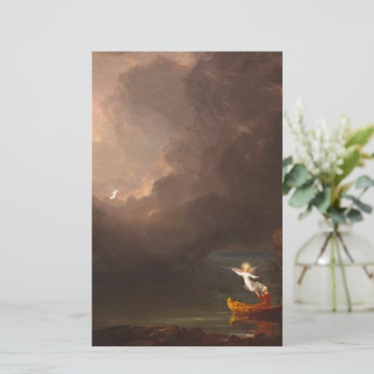 The Voyage of Life Old Age Thomas Cole 1842 Briefpapier (Staand voorkant)