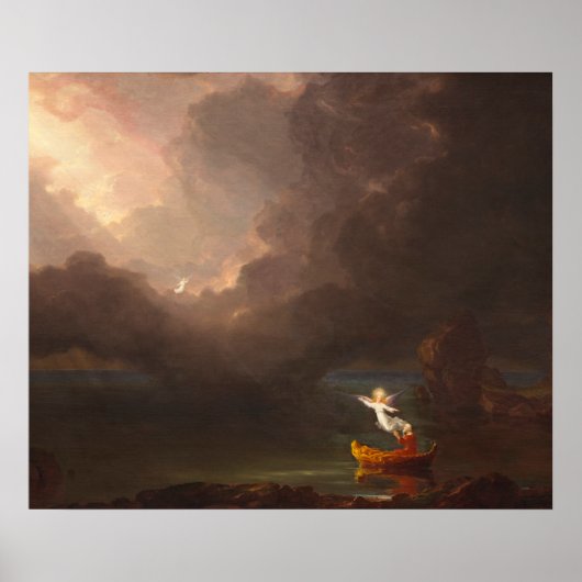 The Voyage of Life Old Age Thomas Cole 1842 Poster (Voorkant)
