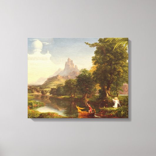 The Voyage of Life: Youth, 1842 (oil on canvas) Canvas Afdruk (Voorkant)