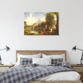 The Voyage of Life: Youth, 1842 (oil on canvas) Canvas Afdruk (Insitu (Slaapkamer))