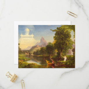 The Voyage of Life, Youth, 1842, van Thomas Cole Uitnodiging Briefkaart
