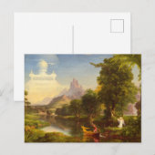 The Voyage of Life, Youth, 1842, van Thomas Cole Uitnodiging Briefkaart (Voorkant / Achterkant)