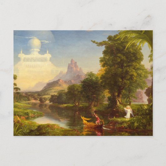 The Voyage of Life, Youth, 1842, van Thomas Cole Uitnodiging Briefkaart (Voorkant)