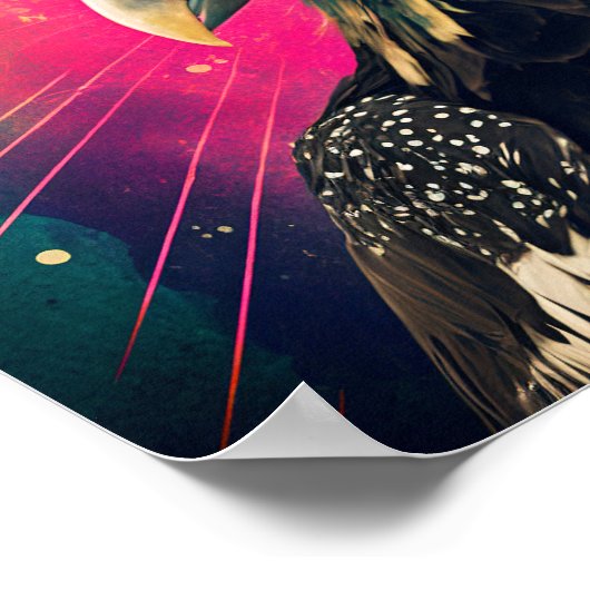 The Vulture Queen - Vulture Bird Wall Art Poster (Hoek)