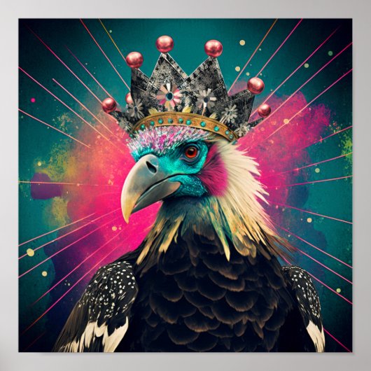 The Vulture Queen - Vulture Bird Wall Art Poster (Voorkant)