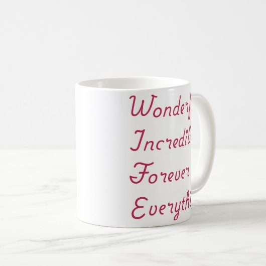 The W.I.F.E mug Koffiemok (Voorkant rechts)
