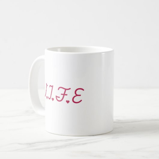 The W.I.F.E mug Koffiemok (Voorkant links)
