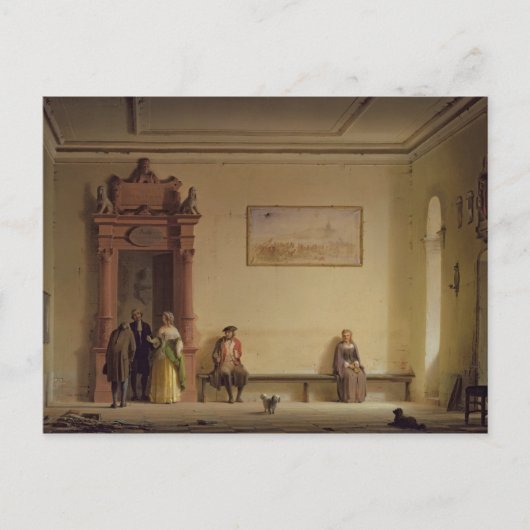 The Waiting Room, 1857 Briefkaart (Voorkant)