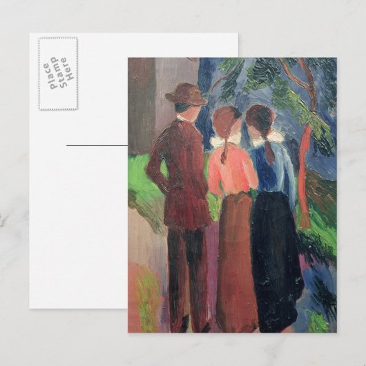 The Walk, 1914 Briefkaart (Voorkant / Achterkant)