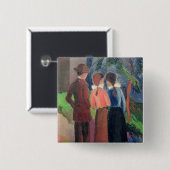 The Walk, 1914 Vierkante Button 5,1 Cm (Voorkant /achterkant)