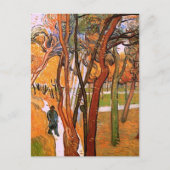 The Walk: Falling Leaves by Vincent van Gogh Briefkaart (Voorkant)