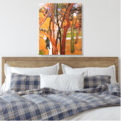 The Walk: Falling Leaves by Vincent van Gogh Canvas Afdruk (Insitu (Slaapkamer))