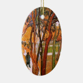The Walk: Falling Leaves by Vincent van Gogh Keramisch Ornament (Rechts)