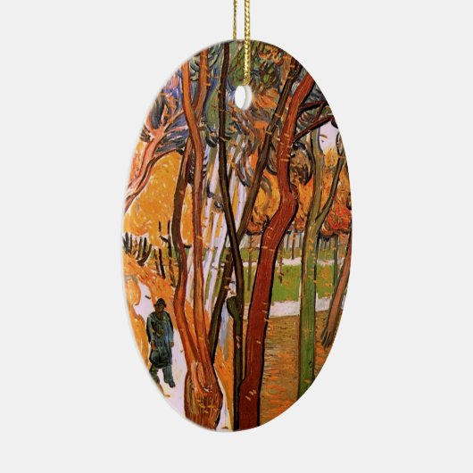 The Walk: Falling Leaves by Vincent van Gogh Keramisch Ornament (Rechts)