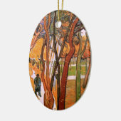 The Walk: Falling Leaves by Vincent van Gogh Keramisch Ornament (Links)
