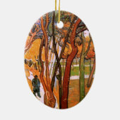The Walk: Falling Leaves by Vincent van Gogh Keramisch Ornament (Achterkant)
