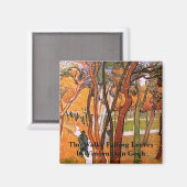 The Walk: Falling Leaves by Vincent van Gogh Magneet (Voorkant / Achterkant)