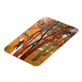 The Walk: Falling Leaves by Vincent van Gogh Magneet (Linkerzijde)