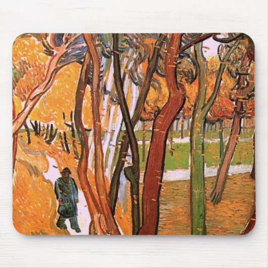 The Walk: Falling Leaves by Vincent van Gogh Muismat (Voorkant)