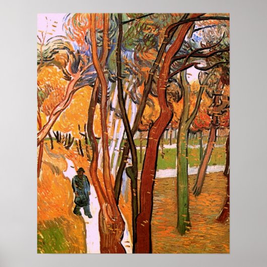 The Walk: Falling Leaves by Vincent van Gogh Poster (Voorkant)